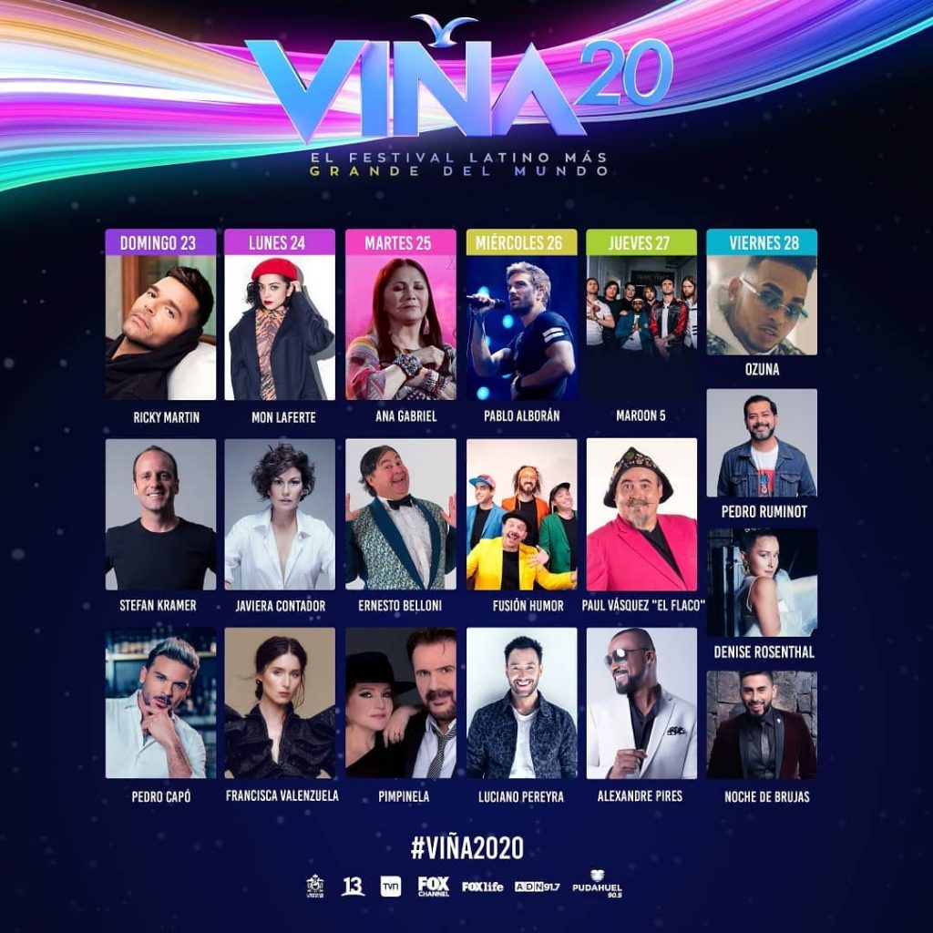 Festival de Viña 2020 anuncia cambio en horario de inicio — RadioActiva