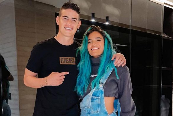 Karol G y James Rodríguez