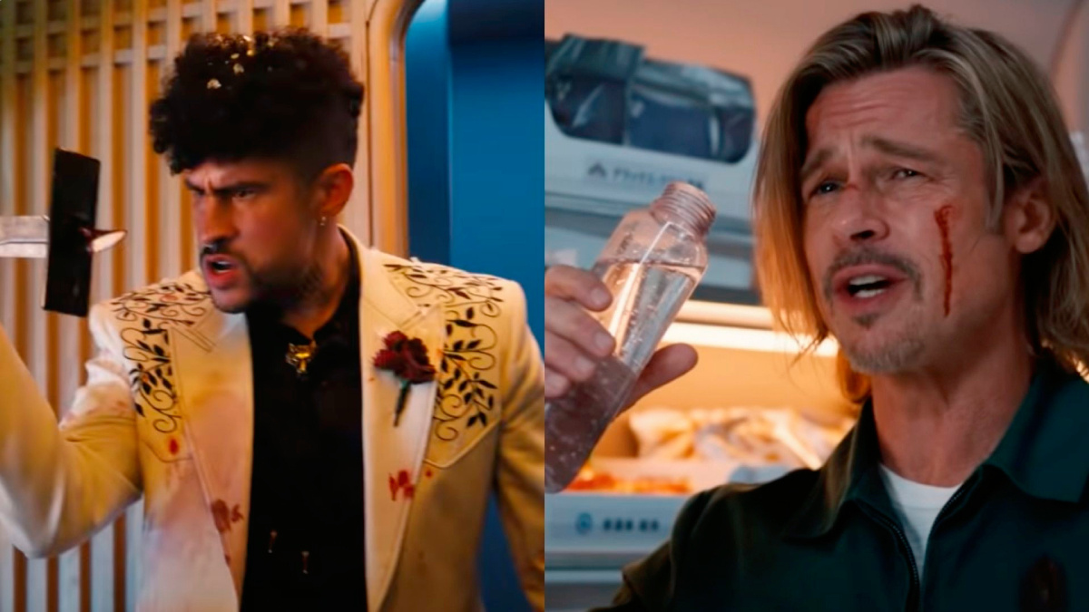 ¿Bad Bunny actuando con Brad Pitt?: Estrenan Trailer de "Bullet Train