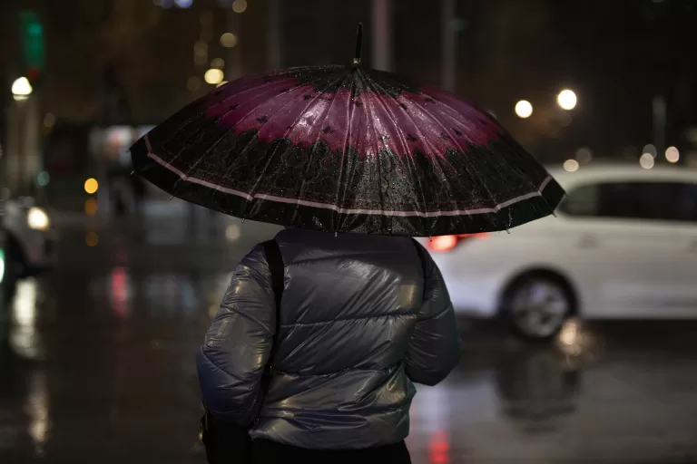 Lluvia En Santiago