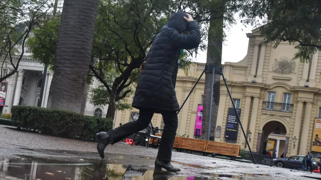 Lluvia En Santiago Agosto