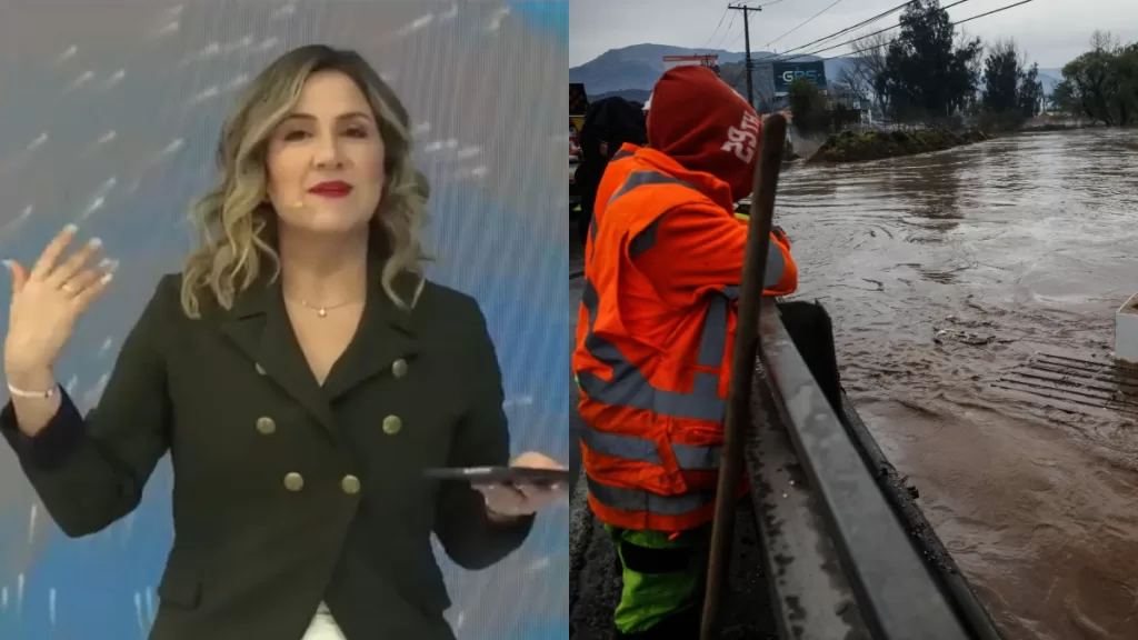 Lluvia En Santiago, Sistema Frontal