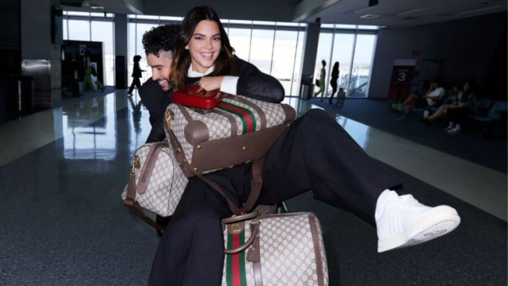 Kendall Jenner Y Bad Bunny Gucci