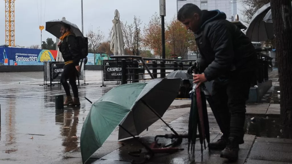 Lluvia En Santiago