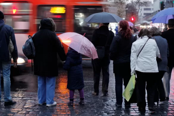 Lluvia En Santiago Findesemana