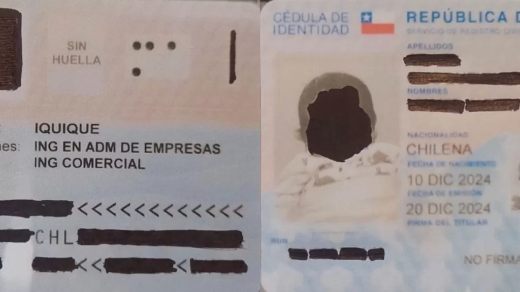 Carnet recién nacida